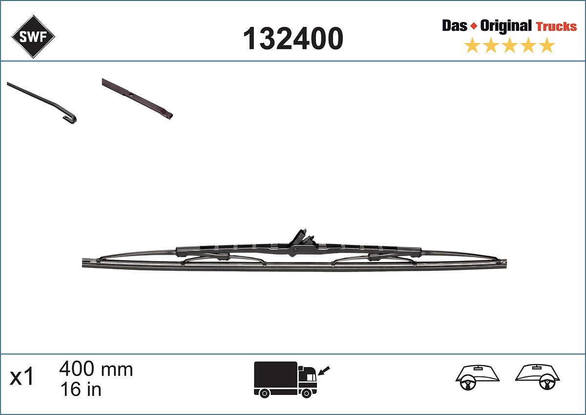Spazzola tergi - 132400 SWF